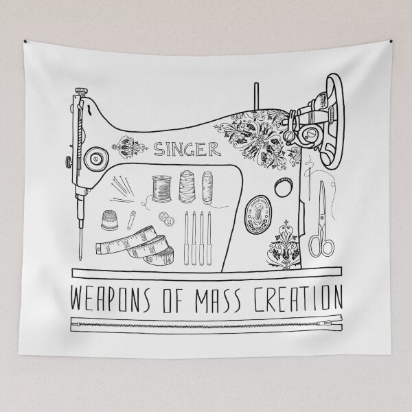 Item preview, Weapons Of Mass Creation - Sewing designed and sold by BiancaGreen.