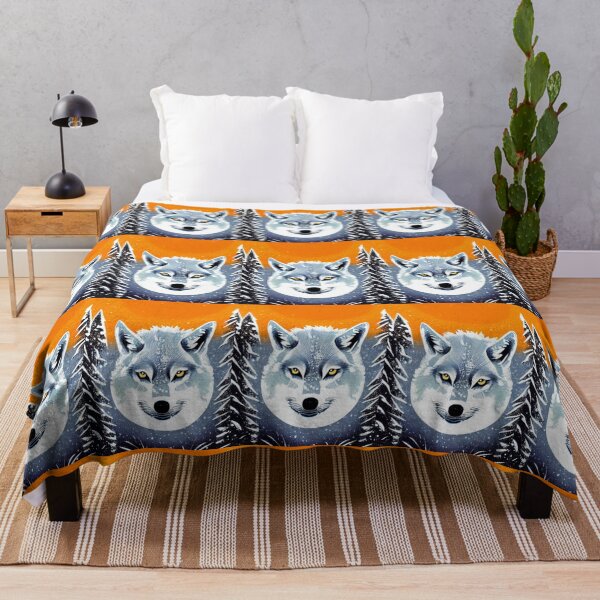 Item preview, Mystic Wolf in Winter Landscape designed and sold by 3TFashion.