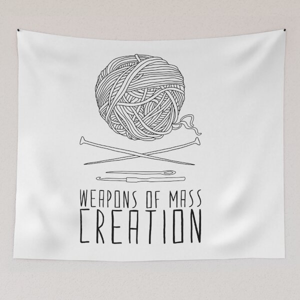 Item preview, Weapons Of Mass Creation - Knitting designed and sold by BiancaGreen.