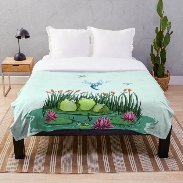 Item preview, Swampy frogs designed and sold by Whimsy Pose Illustrations.