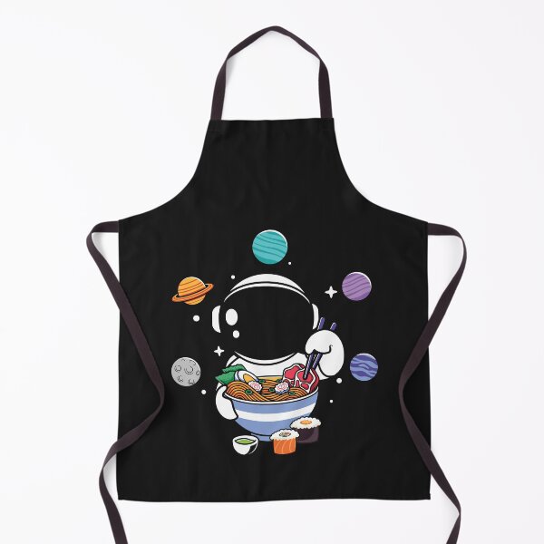 Item preview, spaceman astronaut eating ramen designed and sold by aprilsims.