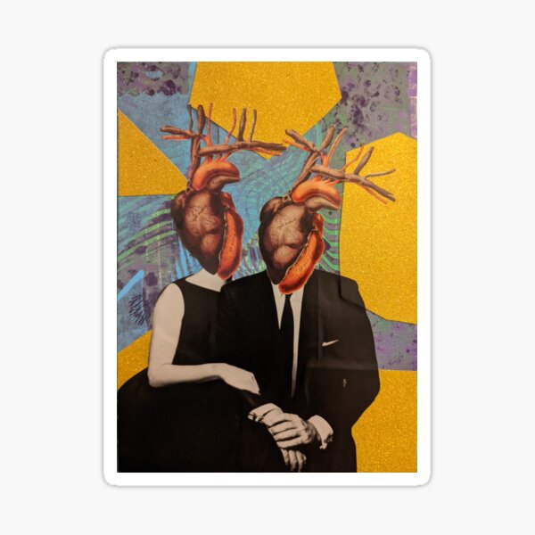 Two of Hearts Sticker