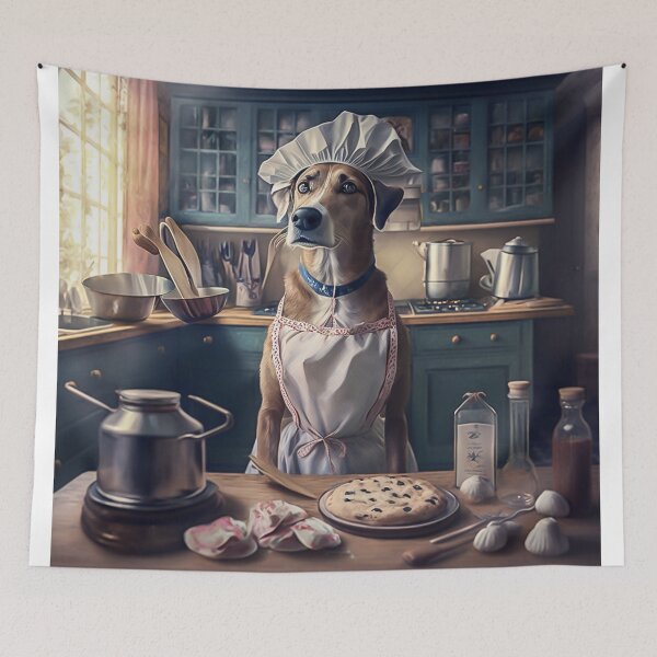 Item preview, Dog Baking In A Kitchen designed and sold by unthinkabletees.