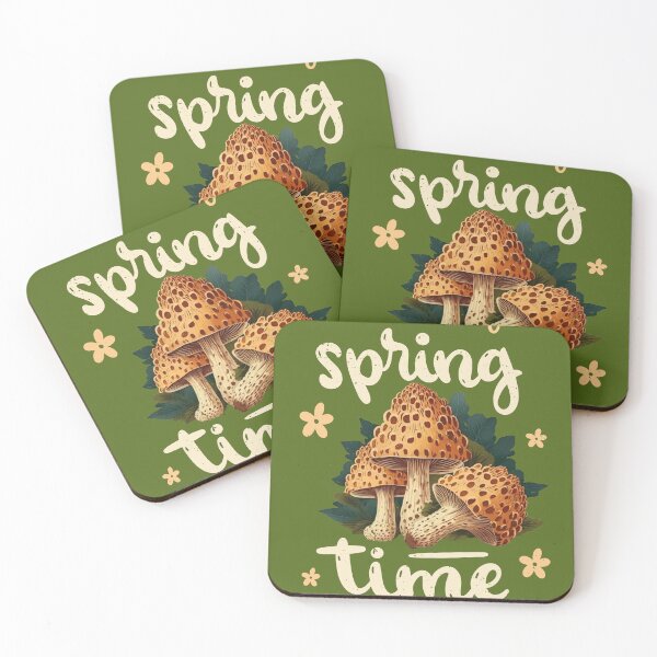 Item preview, Hello Spring Times - Morel Mushroom Lovers designed and sold by Vintagearea.