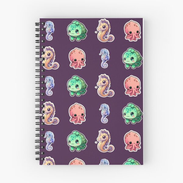 Item preview, 4 Cute Drawings of Sea Animals designed and sold by beluxe.