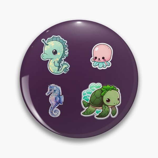 Item preview, Cute Drawings of Sea Animals designed and sold by beluxe.