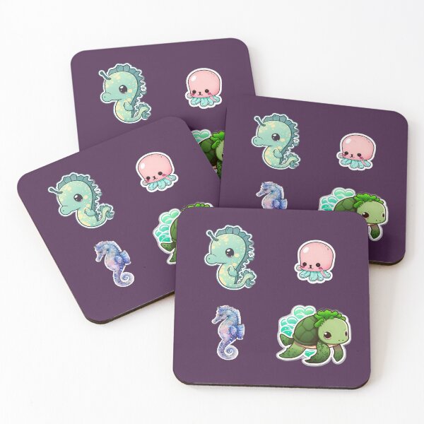 Item preview, Cute Drawings of Sea Animals designed and sold by beluxe.