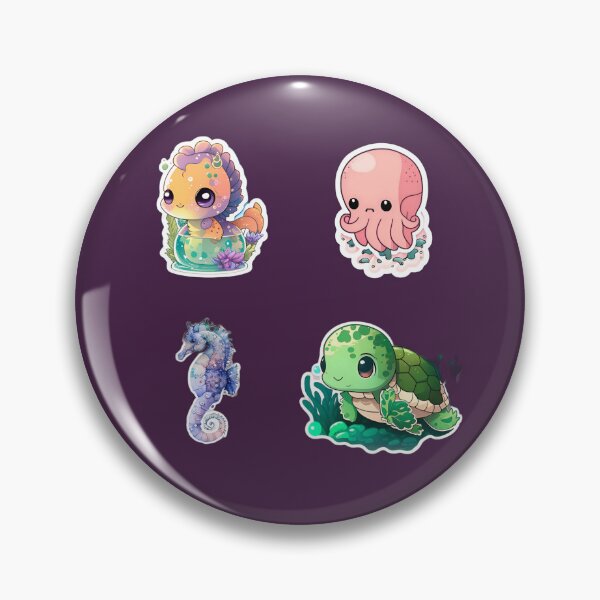 Item preview, Cute Drawings of Sea Animals designed and sold by beluxe.