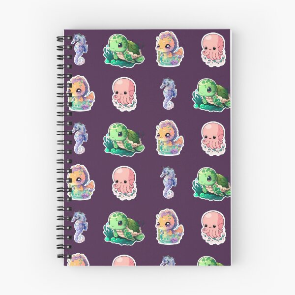 Item preview, Cute Drawings of Sea Animals designed and sold by beluxe.