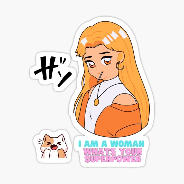 I Am A Woman Whats Your Superpower Stickers for Sale