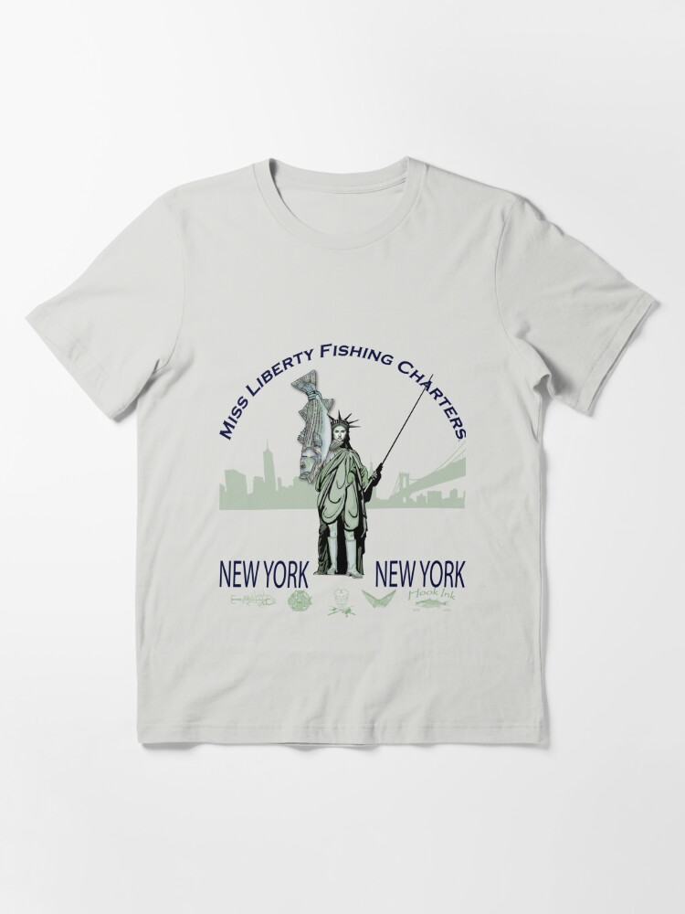 Miss Liberty Fishing Charters Statue of Liberty Classic T-Shirt | Redbubble