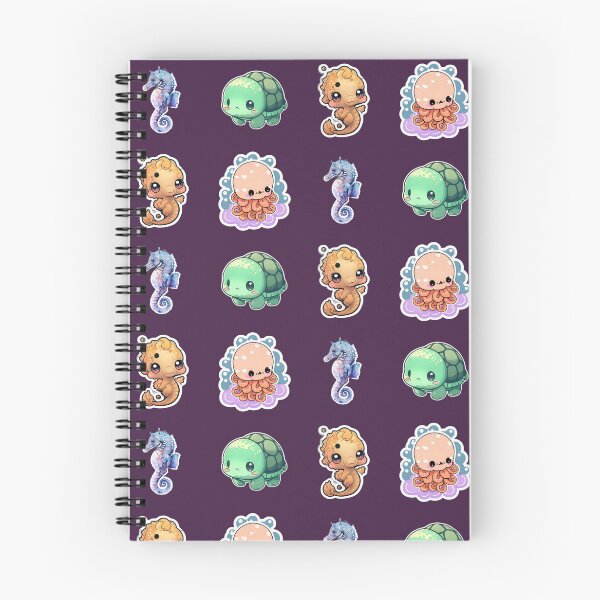 Item preview, 4 Cute Drawings of Sea Animals designed and sold by beluxe.