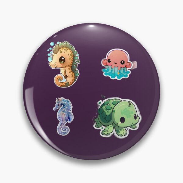 Item preview, Cute Drawings of Sea Animals designed and sold by beluxe.
