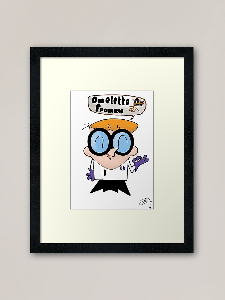 Omelette Du Fromage Framed Art Print By Spiderdoge Redbubble