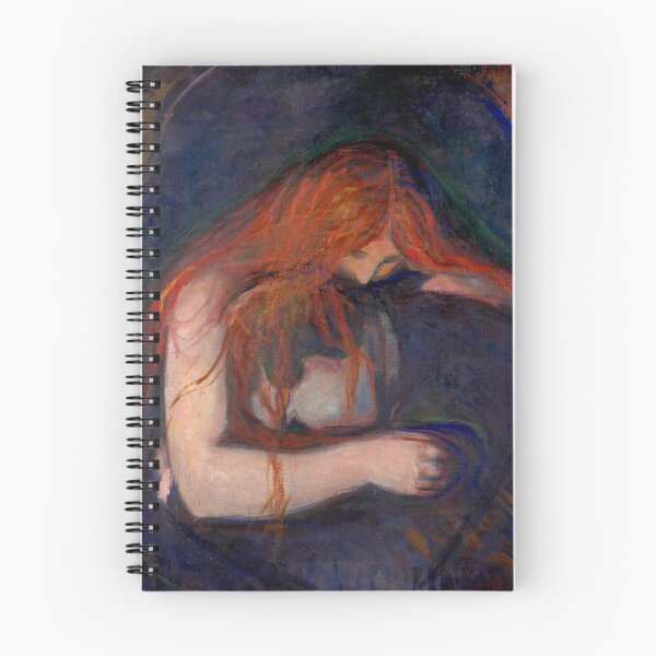 Aperçu de l'œuvre Vampire Edvard Munch créée et vendue par Retro Salt.