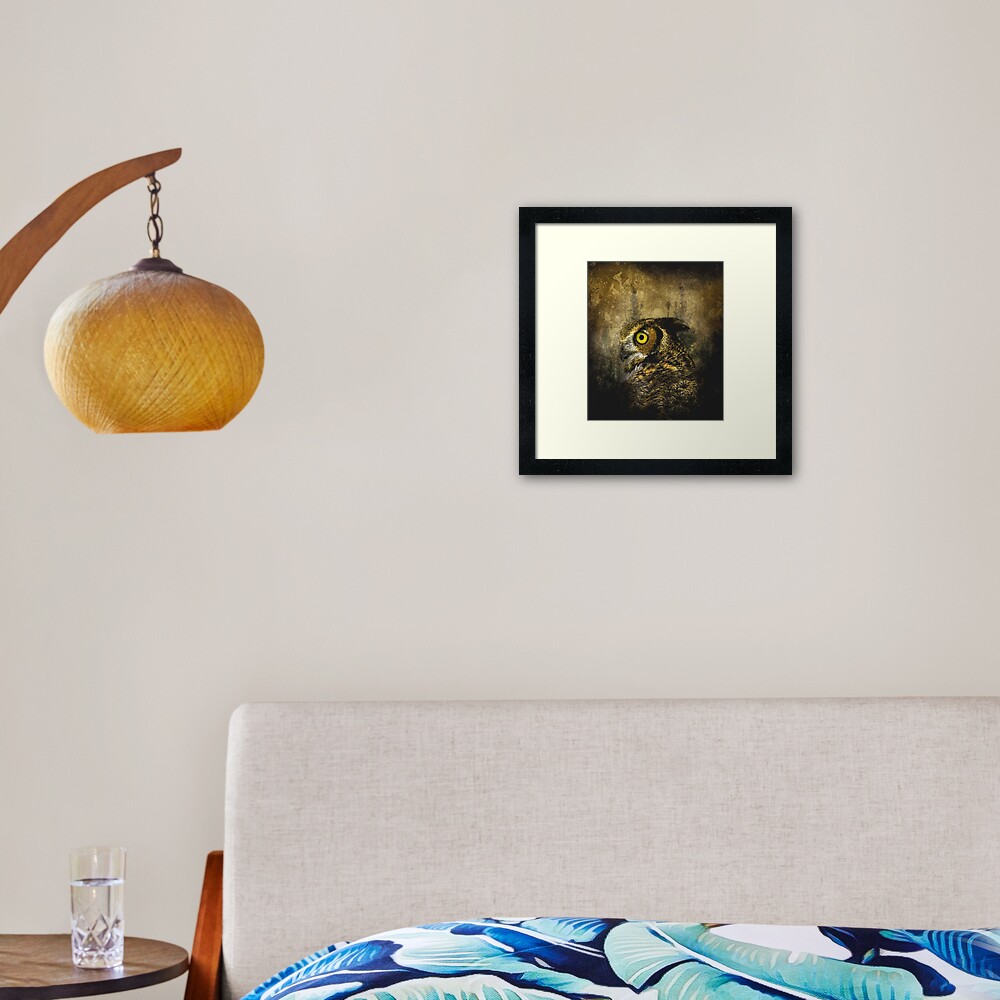 Great Horned Owl Framed Art Print
