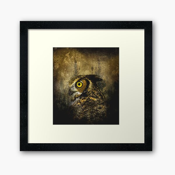 Great Horned Owl Framed Art Print