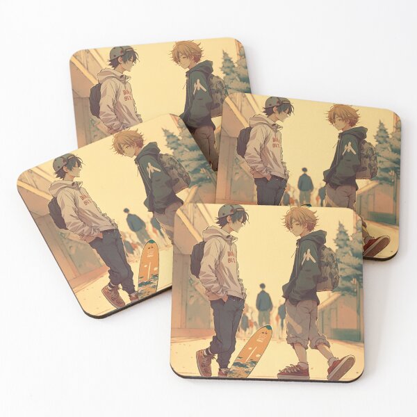 Item preview, Two friends skateboarding designed and sold by mentaljazzhands.
