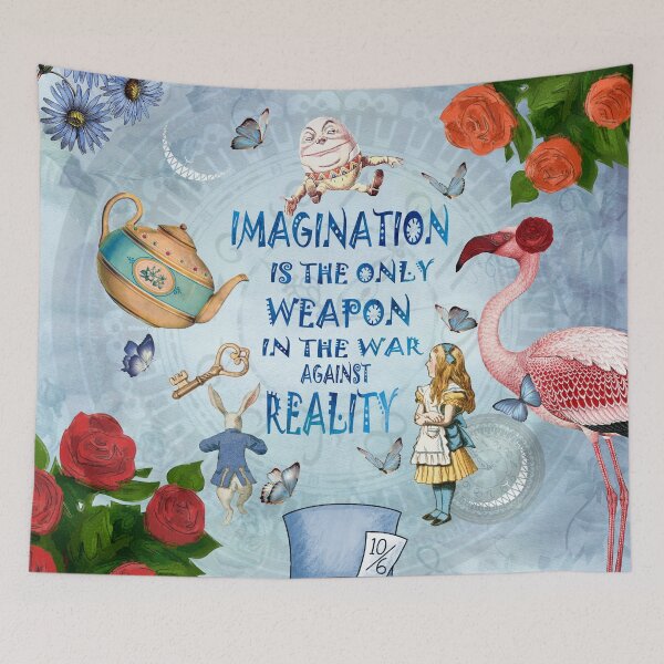 Item preview, Alice In Wonderland - Imagination Quote designed and sold by Gypsy  Queen.