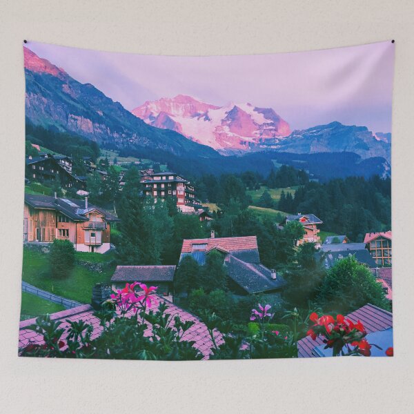 Item preview, Twilight Wengen x Sky Blue designed and sold by HoundDesign.