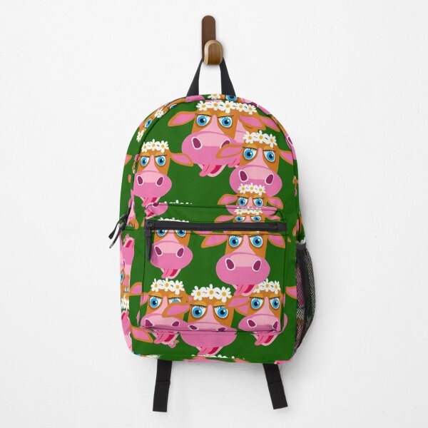 Item preview, Pink cartoon cows with blue eyes. designed and sold by claireseyeview.