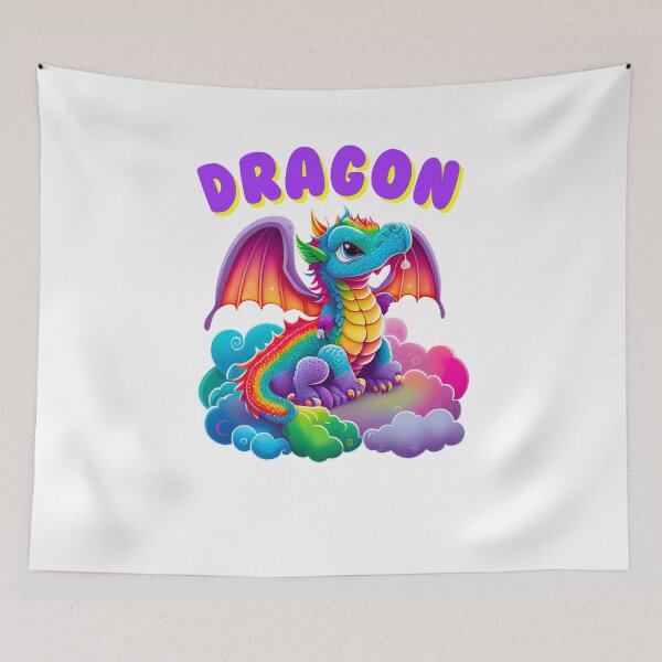 Item preview, A beautiful dragon that carries all the joyful colors designed and sold by eventdesign77.