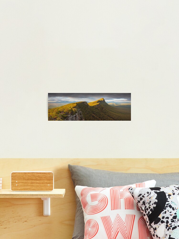 Thumbnail 2 of 3, Photographic Print, Signal Peak from Mt Abrupt, Grampians, Victoria, Australia designed and sold by Chockstone.