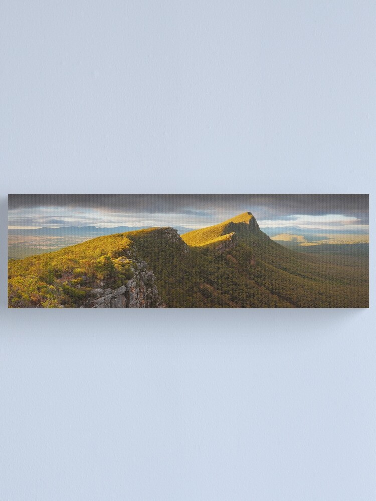 Thumbnail 1 of 3, Canvas Print, Signal Peak from Mt Abrupt, Grampians, Victoria, Australia designed and sold by Chockstone.