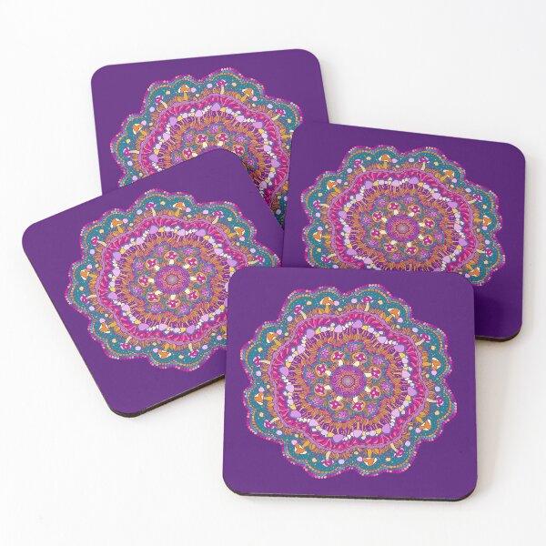Item preview, Mushroom Mandala designed and sold by Wonderspell Studio.