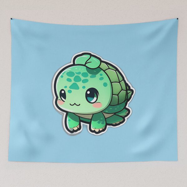 Item preview, Cute Tiny Green Sea Turtle designed and sold by beluxe.