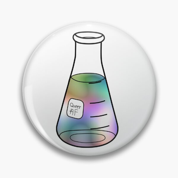 Item preview, Erlenmeyer Flask Queer AF Pride Flag designed and sold by madisonmjohnson.