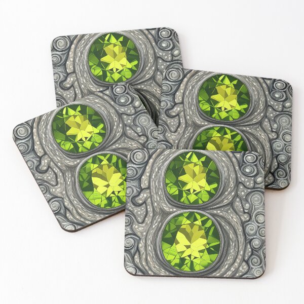 Artikelvorschau, Peridot Inspired Design With A Touch Of Silver (01) entworfen und verkauft von DEBPIX.