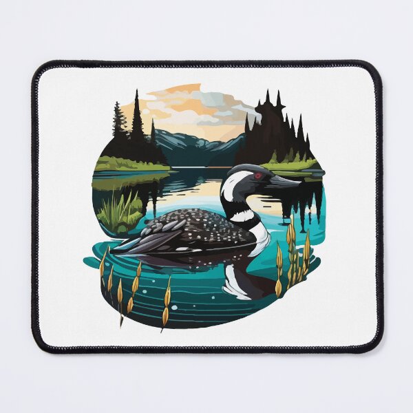 Item preview, Common Loon on a Calm Lake designed and sold by Vector-nook.