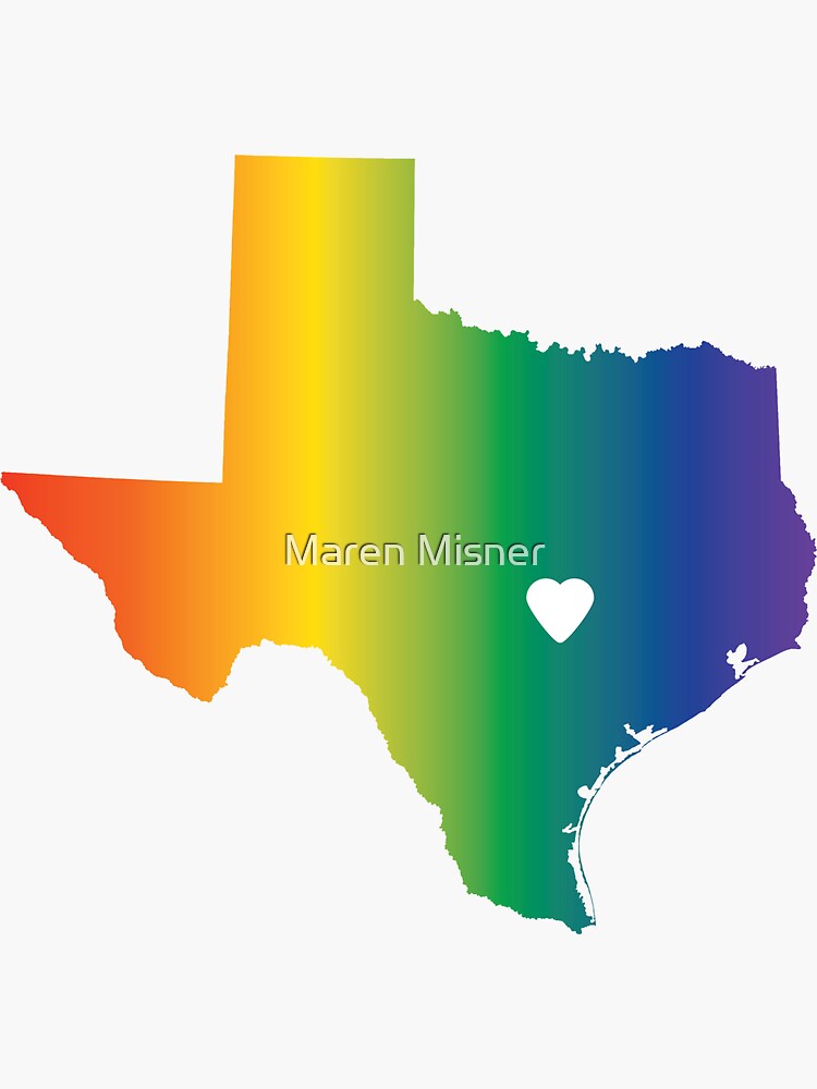 "Texas Pride" Sticker by marenmisner Redbubble