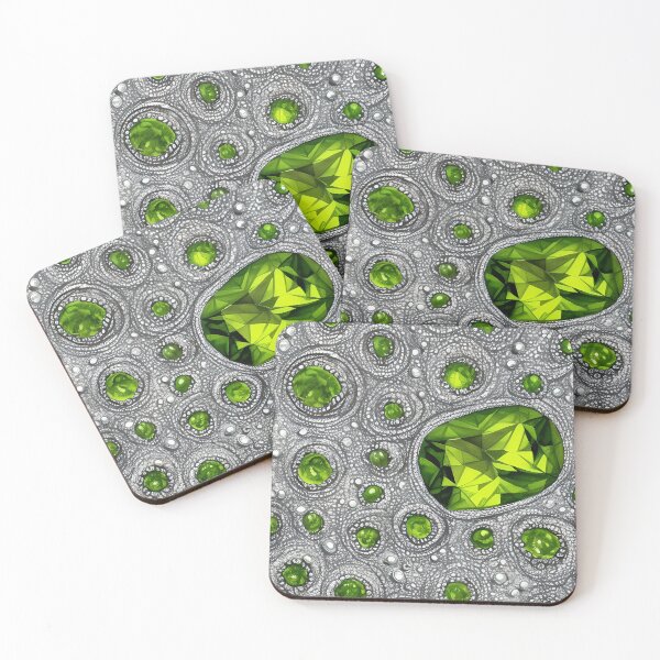 Artikelvorschau, Peridot Inspired Design With A Touch Of Silver (03) entworfen und verkauft von DEBPIX.
