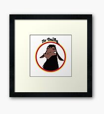 Kuzco NO TOUCHY sad llama emperor's new groove emperor david spade back off no touch funny gift Framed Print