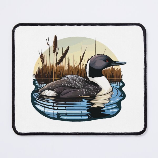 Item preview, Common Loon Pond(ering) designed and sold by Vector-nook.