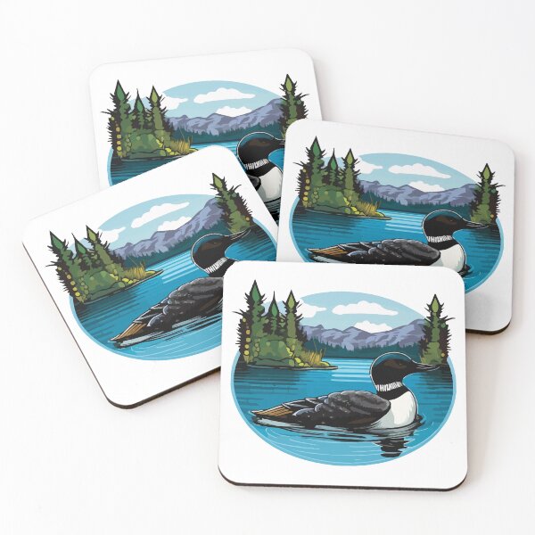 Item preview, Common Loon Reflecting on a Lake designed and sold by Vector-nook.