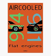 aircooled flat6 engines colored 3 Photographic Print