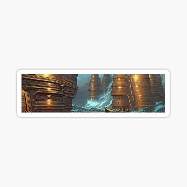 Fantasy Lands (Ocean Ships 3) Sticker
