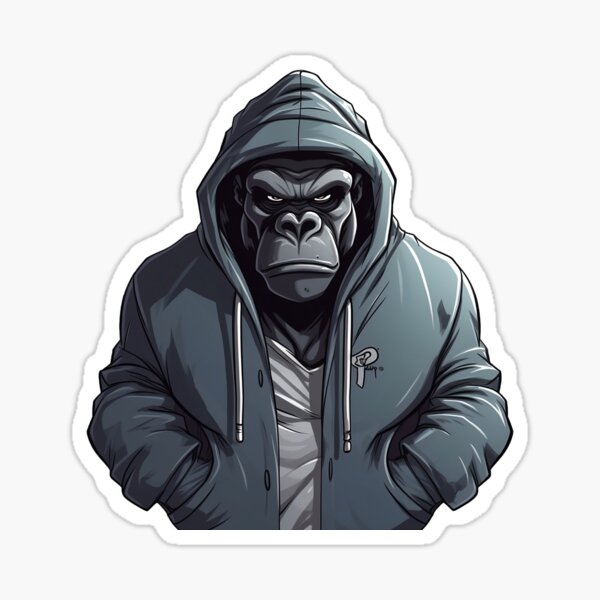 Creepy Scary Gorilla Tag Ghost Sticker for Sale by ContTraders