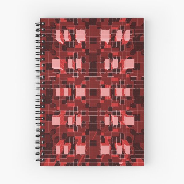 Item preview, Automatta 3D Red pattern design designed and sold by O Estúdio Gráfico - Mylla Ghdv.