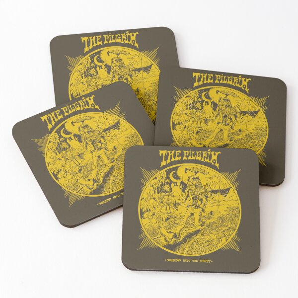Item preview, The Pilgrim - Walking into the Forest - Yellow Alternative Version designed and sold by That-Indie-Guy.