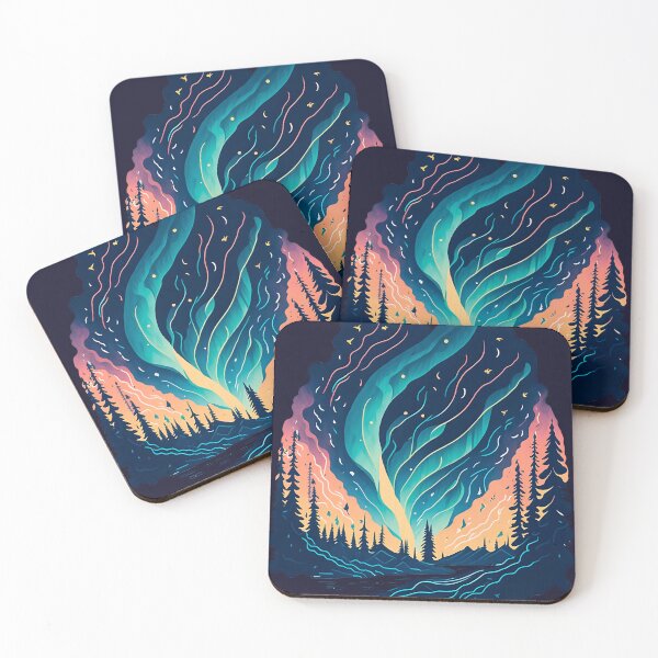 Item preview, Aurora borealis night landscape 01 designed and sold by Alan Javier Cordoba Espinosa.