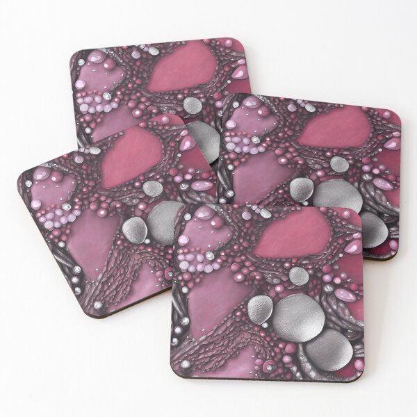 Artikelvorschau, Rhodonite Inspired Design With A Touch Of Silver (04) entworfen und verkauft von DEBPIX.