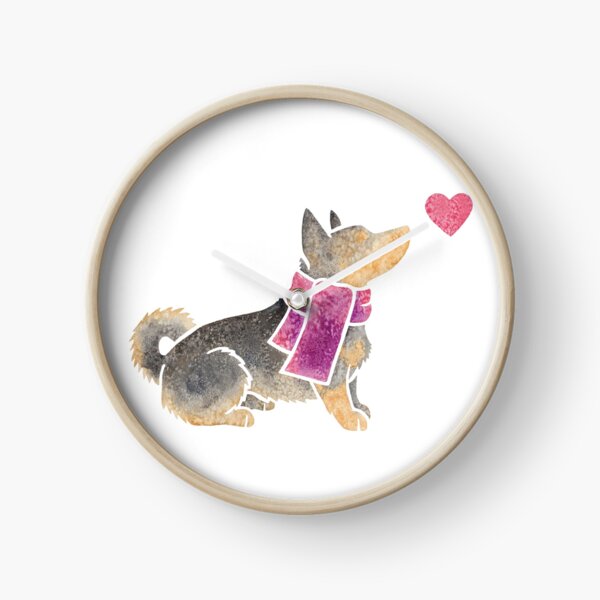 Item preview, Watercolour Vallhund designed and sold by animalartbyjess.