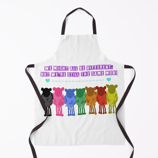 Item preview, Harmony Day Sheep - We might all be different, but we're still the same mob! designed and sold by TraceyMackieArt.