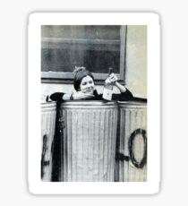 Carrie Fisher In A Bin Sticker