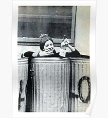 Carrie Fisher In A Bin Poster