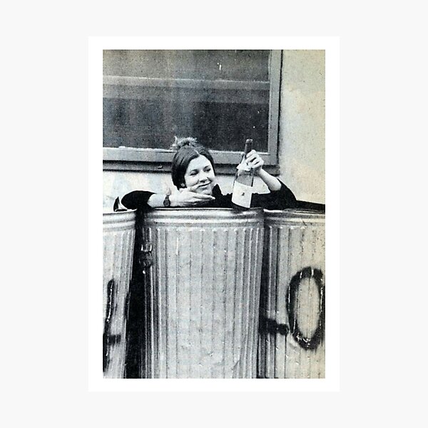 Carrie Fisher In A Bin Photographic Print